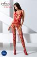 Catsuit stringata aperta al cavallo.