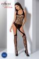 Catsuit stringata con motivo criss cross.