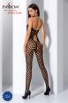 Catsuit con intagli ovali.