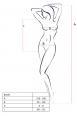 Body con asolature e sottili bretelline, aperto al cavallo.