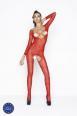 Catsuit disegno spigato aperto al cavallo.