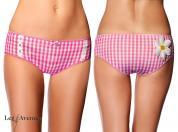 INTIMO LEG AVENUE • slip a quadretti con margherita.