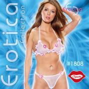 Lingerie Coquette: completino due pezzi con margherite in stoffa.
