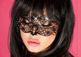 CHILIROSE: maschera filigranata con strass. Mod. 3707