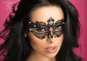 CHILIROSE: maschera filigranata con strass. Mod. 3755