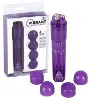 Mini massaggiatore viola.
