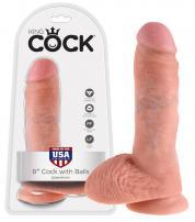 King Cock 8 inch Balls