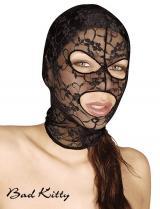 Maschera intera in pizzo.