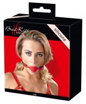 Ball Gag rossa in silicone.
