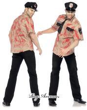 Leg Avenue: costume poliziotto zombie 3 pz.