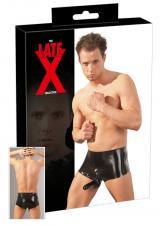 Latex Pants with Penis/Testicle Sleeve