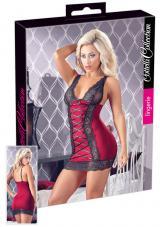 Chemise con parti in pizzo e criss cross.