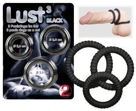 Lust Cock Ring Trio