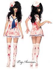 Leg Avenue: costume 2 pezzi marinaia zombie.