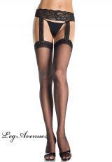 Leg Avenue: Collant Giarrettiera. XL