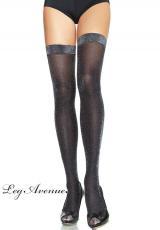 Leg Avenue: calze con filo in lurex.