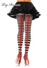 Leg Avenue: collant a righe con cuori.
