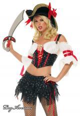 Leg Avenue: costume pirata 2 pz.