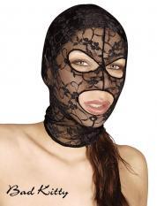 Maschera intera in pizzo.