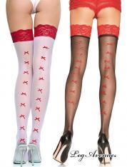 Calze con fiocchetti rossi. XL.