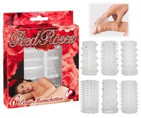 Red Roses Penis Sleeves