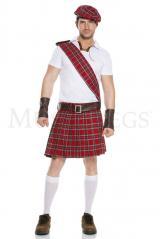 Costume tradizionale scozzese da uomo. 6 pezzi.
