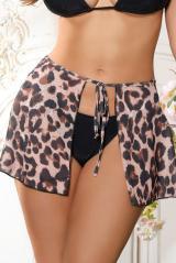 Gonnellino/copricostume Koucla leopardato.