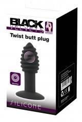 Black Velvets Twist Butt Plug.