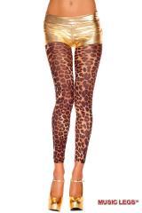 Music Legs: leggings in fantasia leopardata.