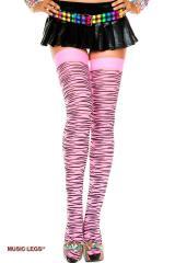 Music Legs: calze zebrate.