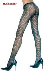 Music Legs: collant con design a zig zag.