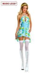 Music Legs: travestimento anni 60.