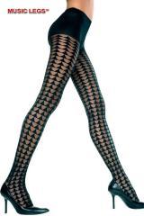 Music Legs: collant con motivo a triangoli.