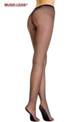 Music Legs: collant a rete con soletta rinforzata.