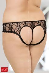 Softline - Slip in pizzo con apertura a cuore.