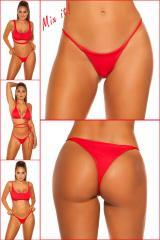 Tanga bikini brasiliano KouCla rosso.