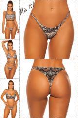 Tanga bikini brasiliano KouCla pitonato.