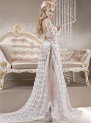Collant bianco disegno posteriore rombi.