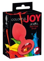 Plug in silicone con zircone.