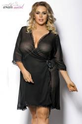 Islla - Vestaglia in tulle con inserti in pizzo.