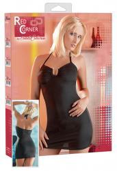 Mini abito nero con strass