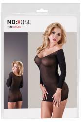 Chemise nera trasparente.