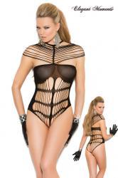 Body nero stringato.