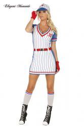Costume baseball All American Player 5 pezzi.