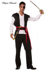 Costume pirata 5 pezzi.