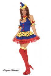 Costume clown 4 pezzi.