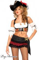 Leg Avenue: costume Giovane Pirata 3 pz. - Pirate Lass.