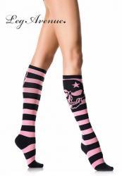 Leg Avenue: calze a strisce.