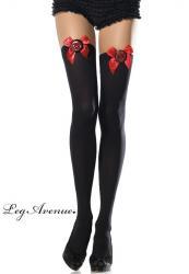 LEG AVENUE: Calze con fiocchi e teschi.
