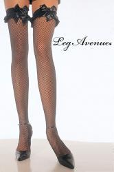CALZE LEG AVENUE: Calze rete con fiocco.